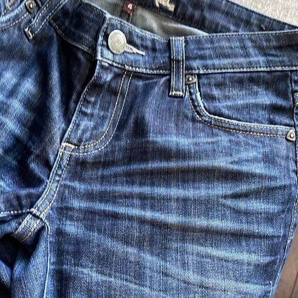 KUT FROM THE KLOTH Catherine Boyfriend Mid Rise Rolled Bottom Jeans Sz 4 - Picture 13 of 13